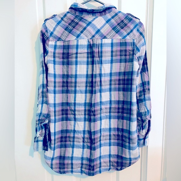 [H&M] Plaid Button-Down Shirt - Picture 7 of 7